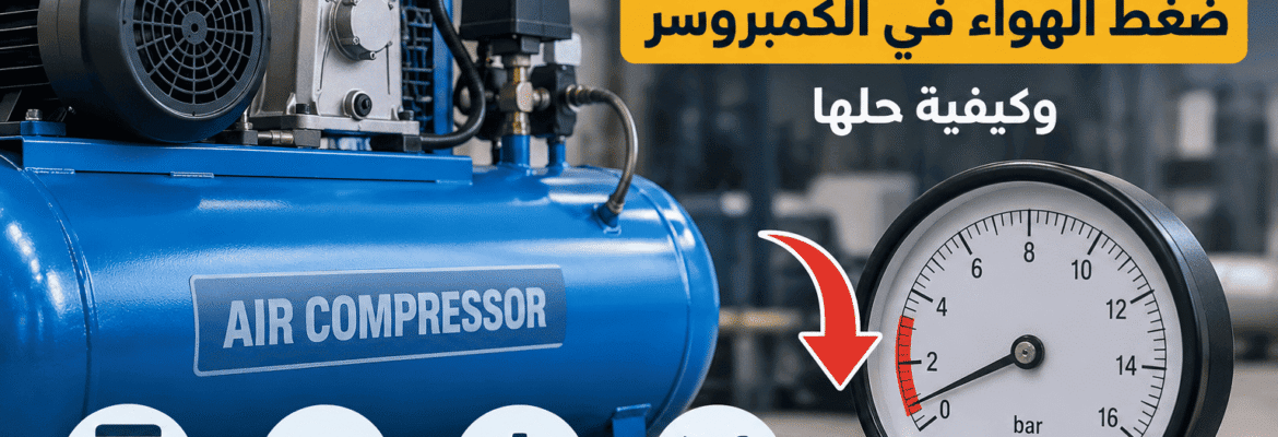 أسباب انخفاض ضغط الهواء في الكمبروسر